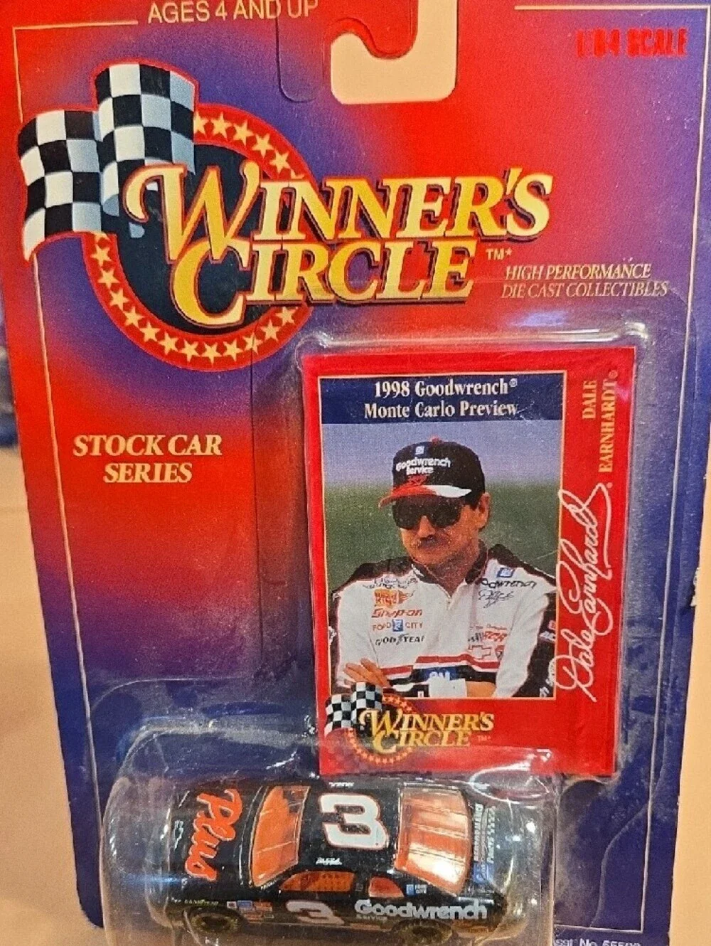 Lot Of 3 Dale Earnharts Winner's Circle Stock Car Series Diecast Cars